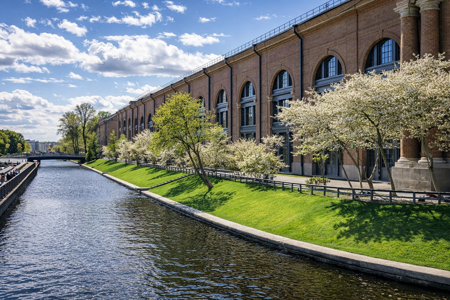Остров Новая Голландия и каналы вокруг него в Санкт-Петербурге