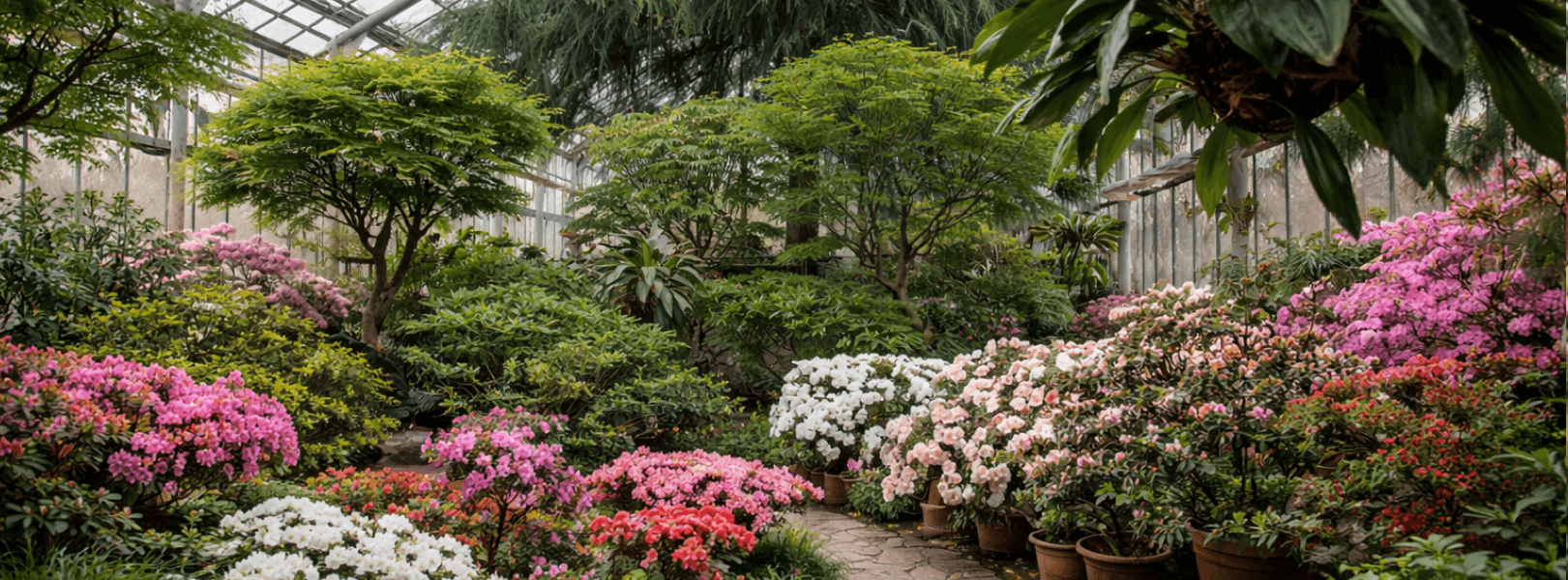 Ботанический сад Петра Великого: цветущие растения и оранжереи весной