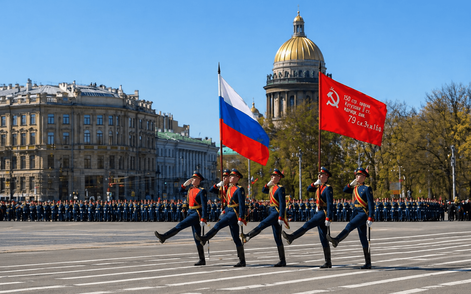 Парад на 9 мая в Санкт-Петербурге