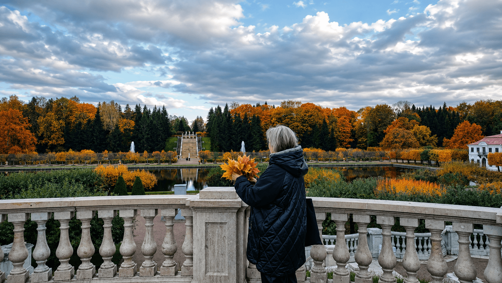 Осенняя прогулка по Петергофу