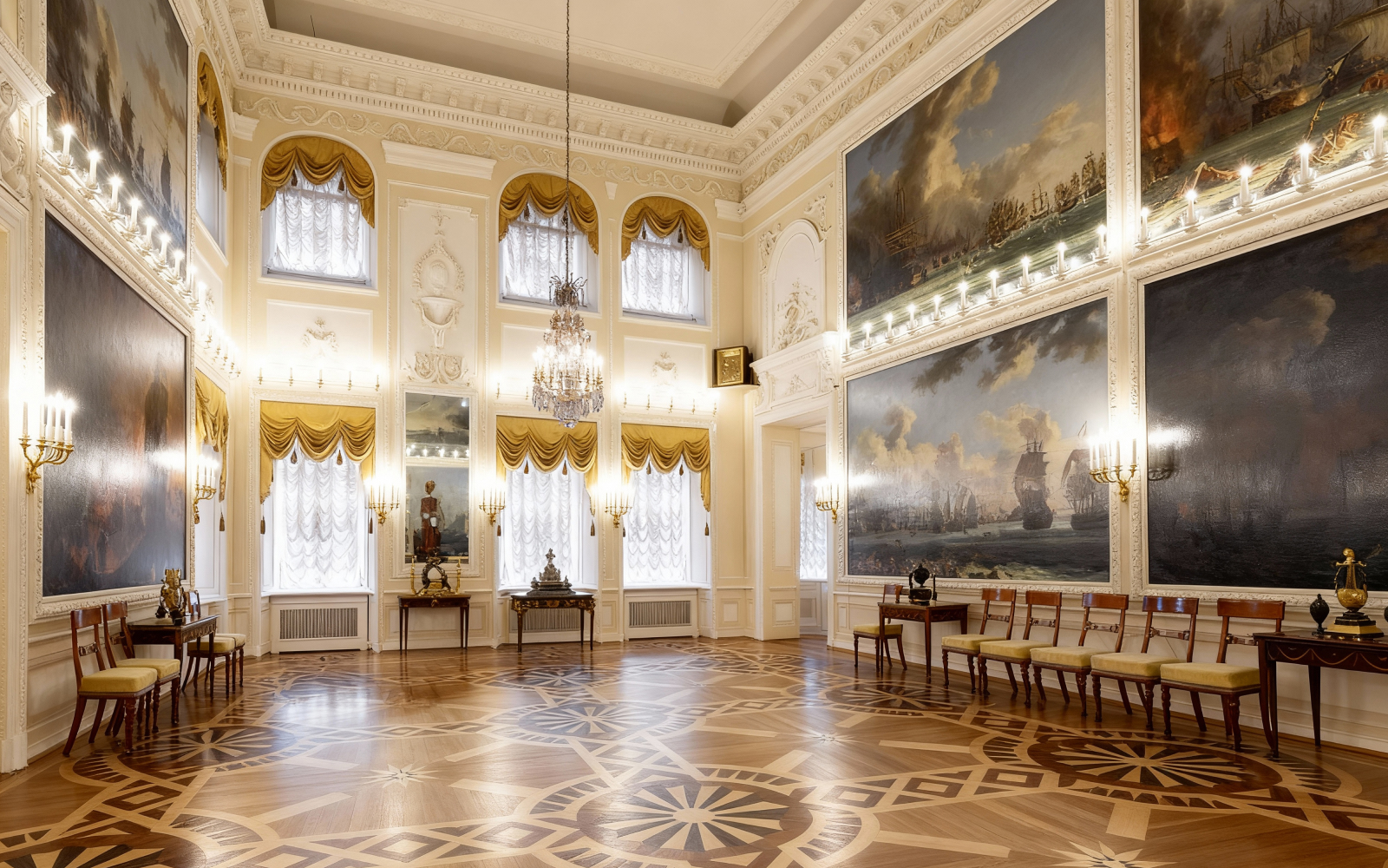 Чесменский зал Петергофского дворца