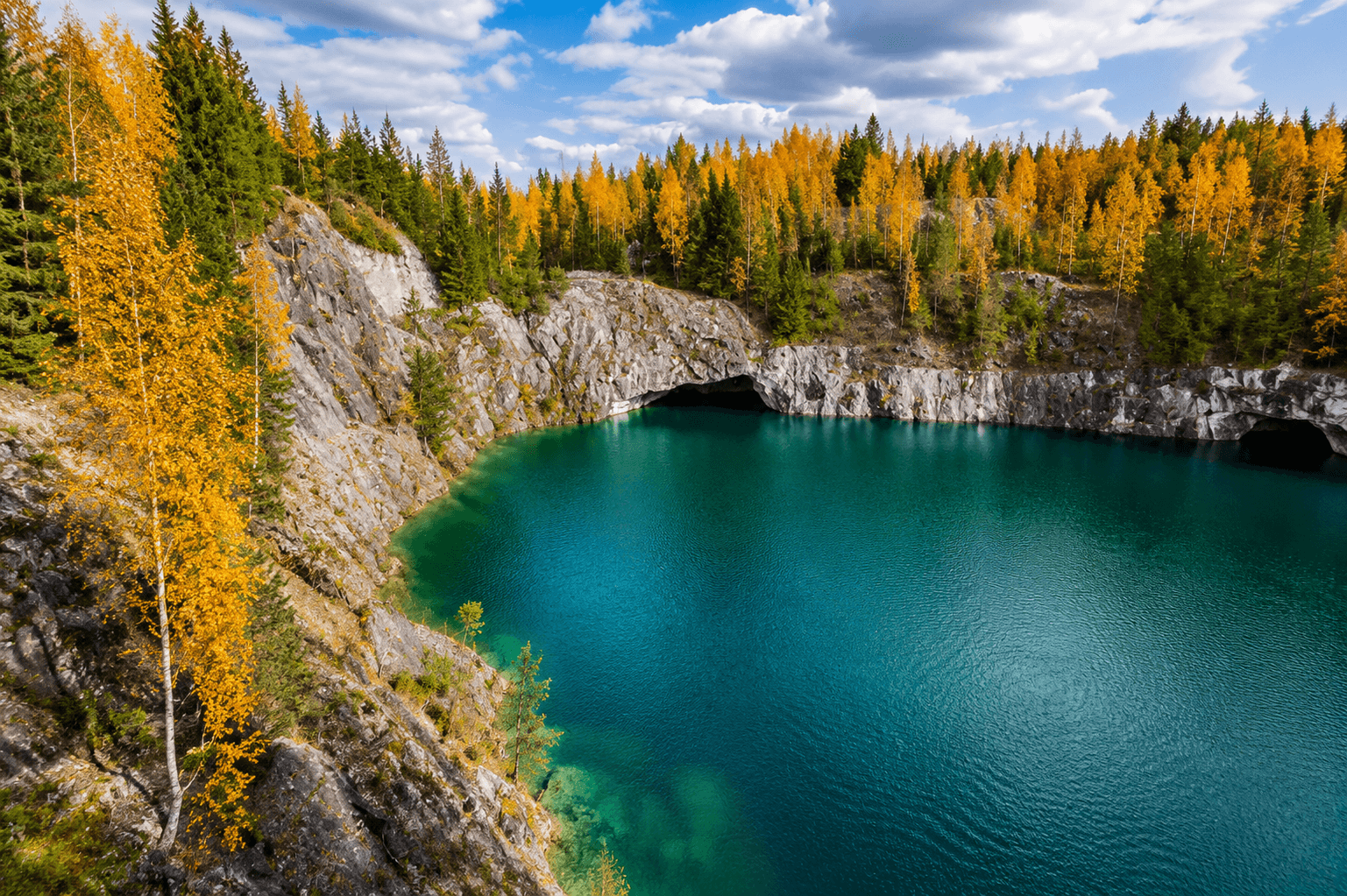 Каньон в Карелии