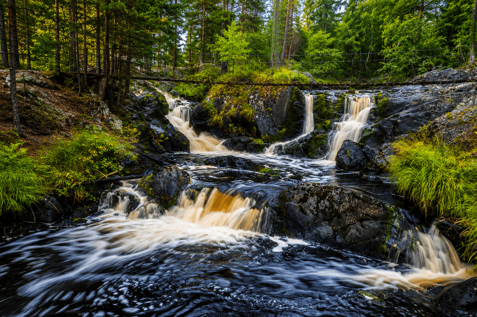 Водопады Карелии