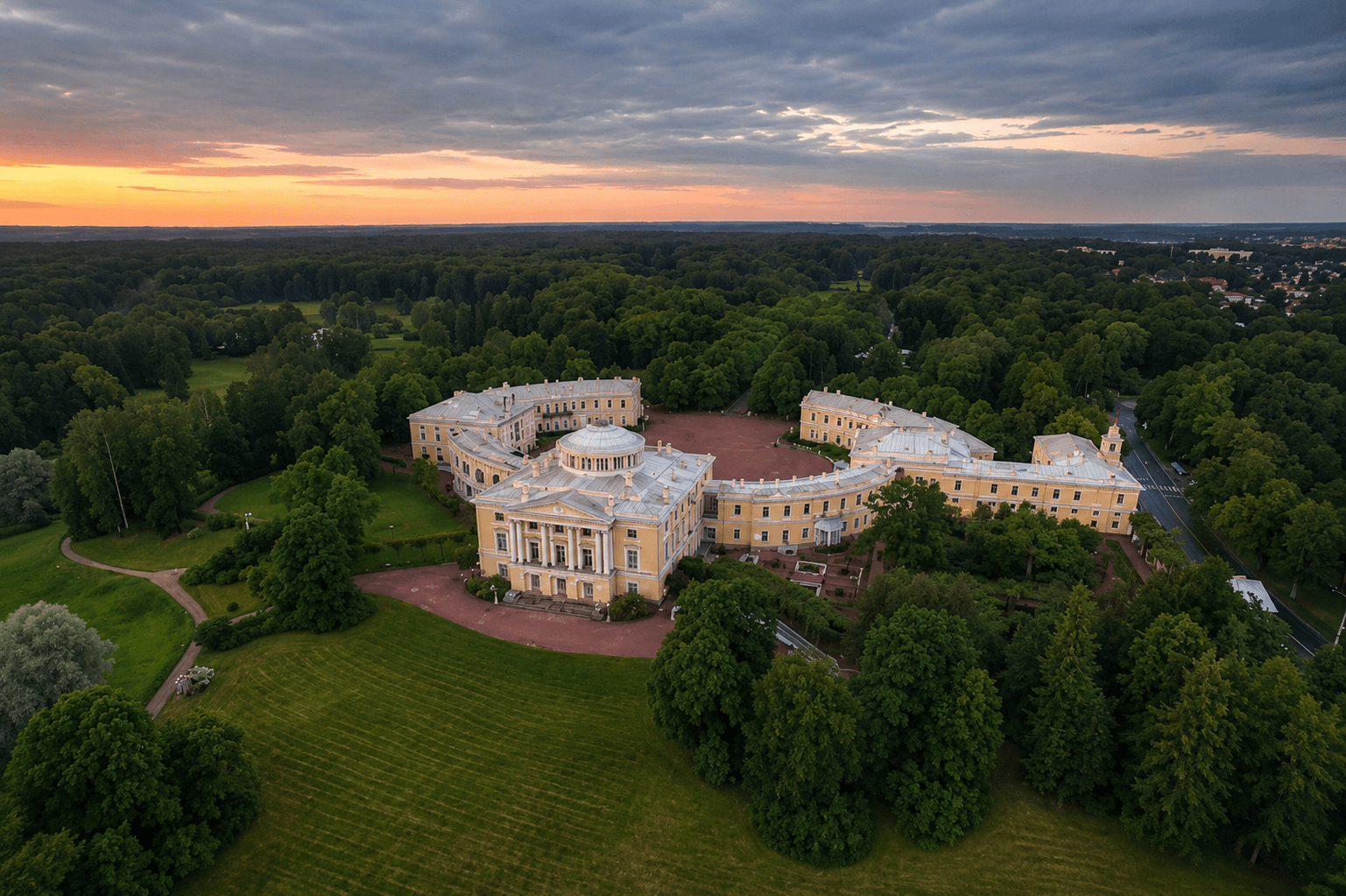Павловск сверху