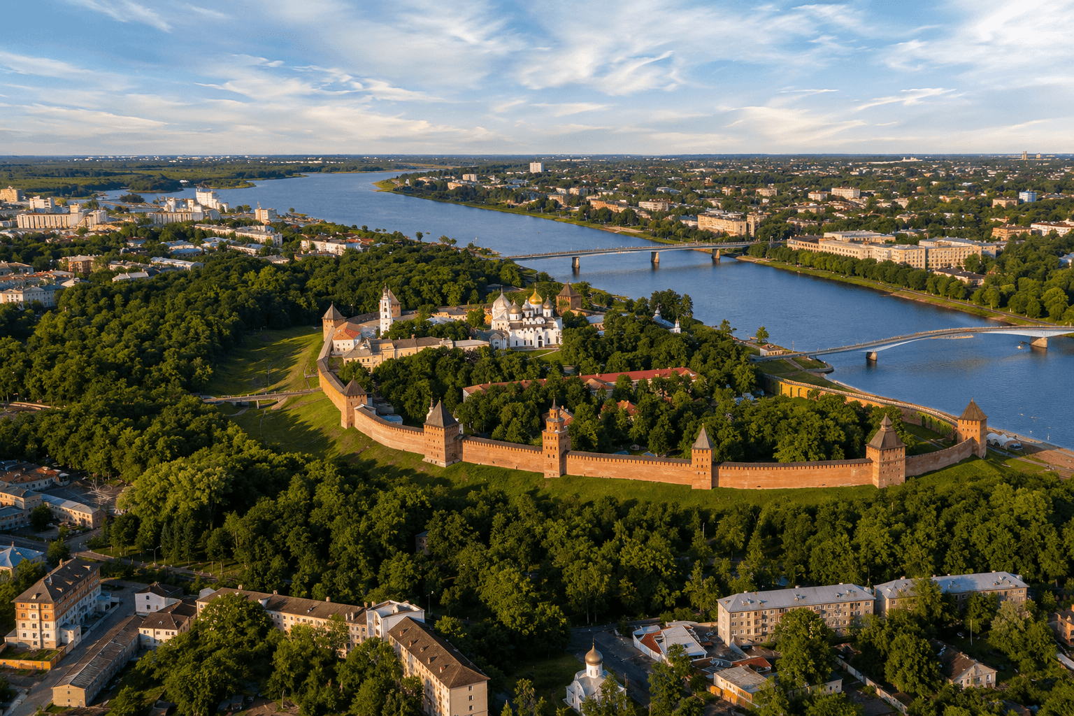 Великий Новгород с высоты
