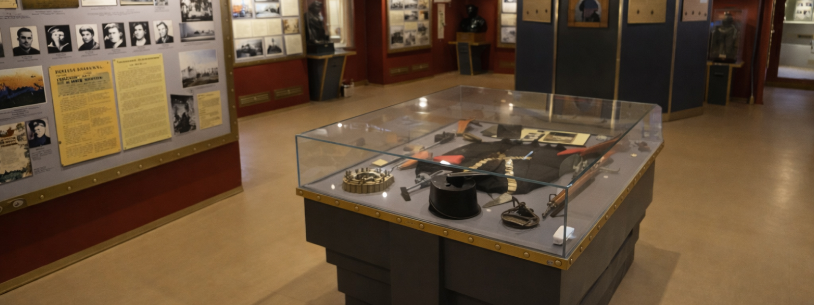 Экспозиция крейсера «Аврора» в межвоенный период: документы, фотографии и предметы службы