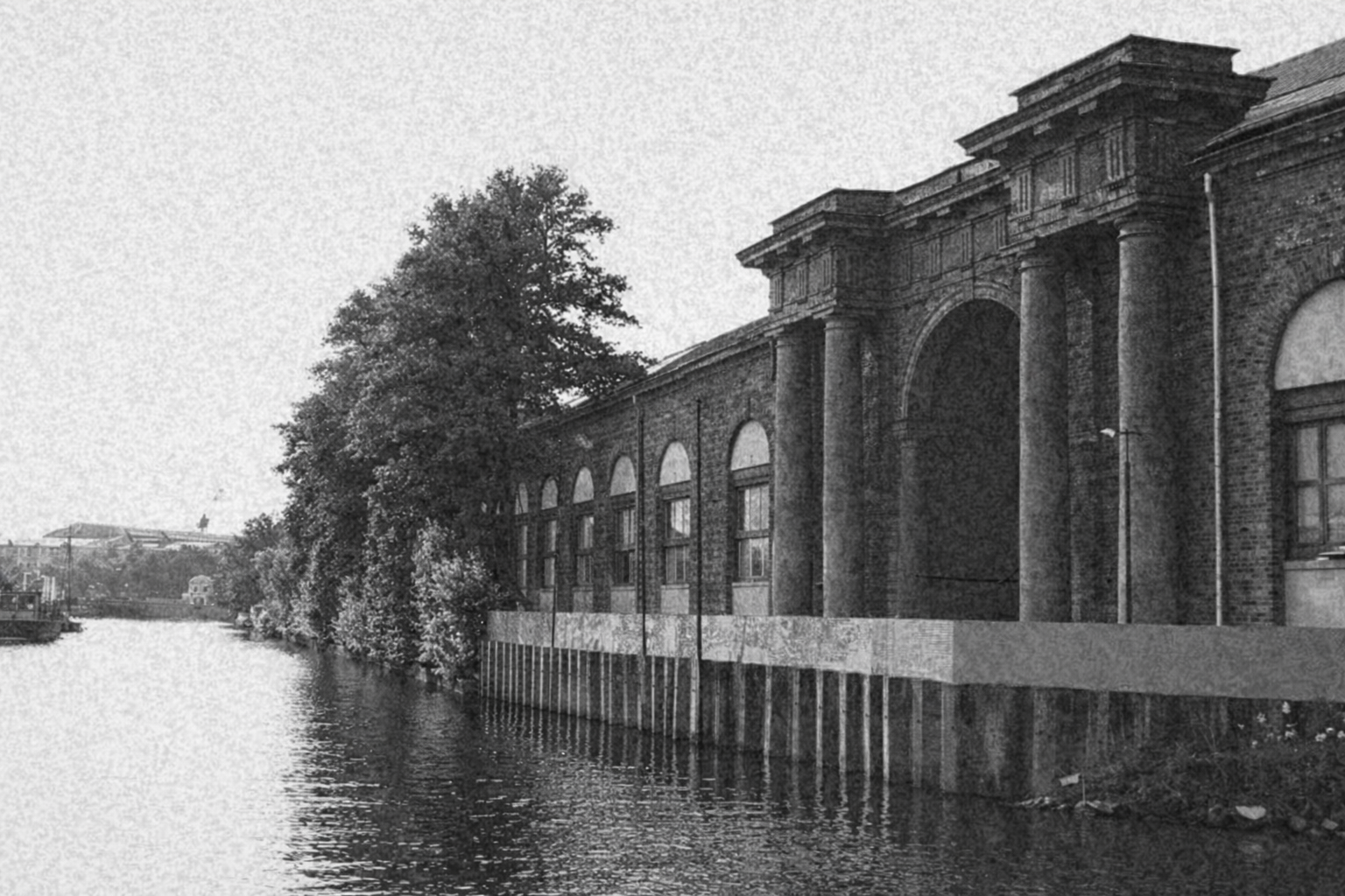 Историческая фотография острова Новая Голландия в Санкт-Петербурге