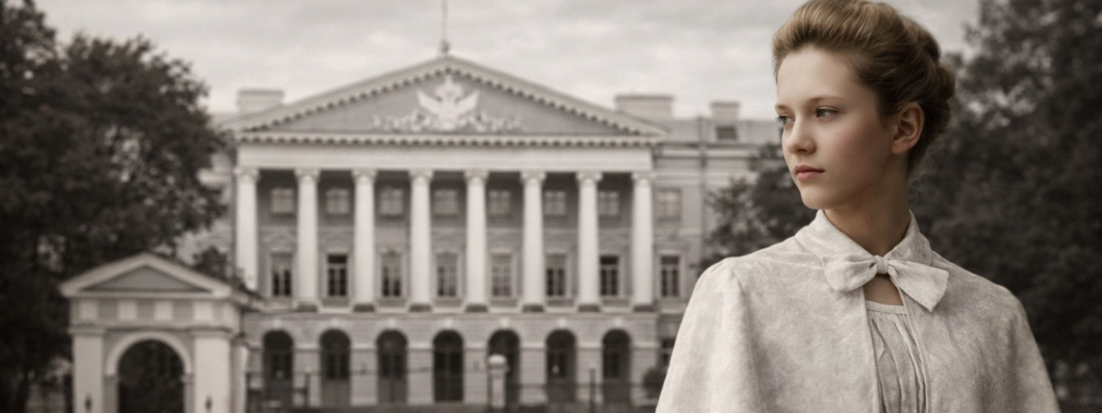 Белая Дама Смольного собора: легенда о призраке воспитанницы Института благородных девиц