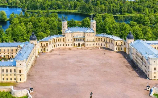 Гатчина с высоты птичьего  полета