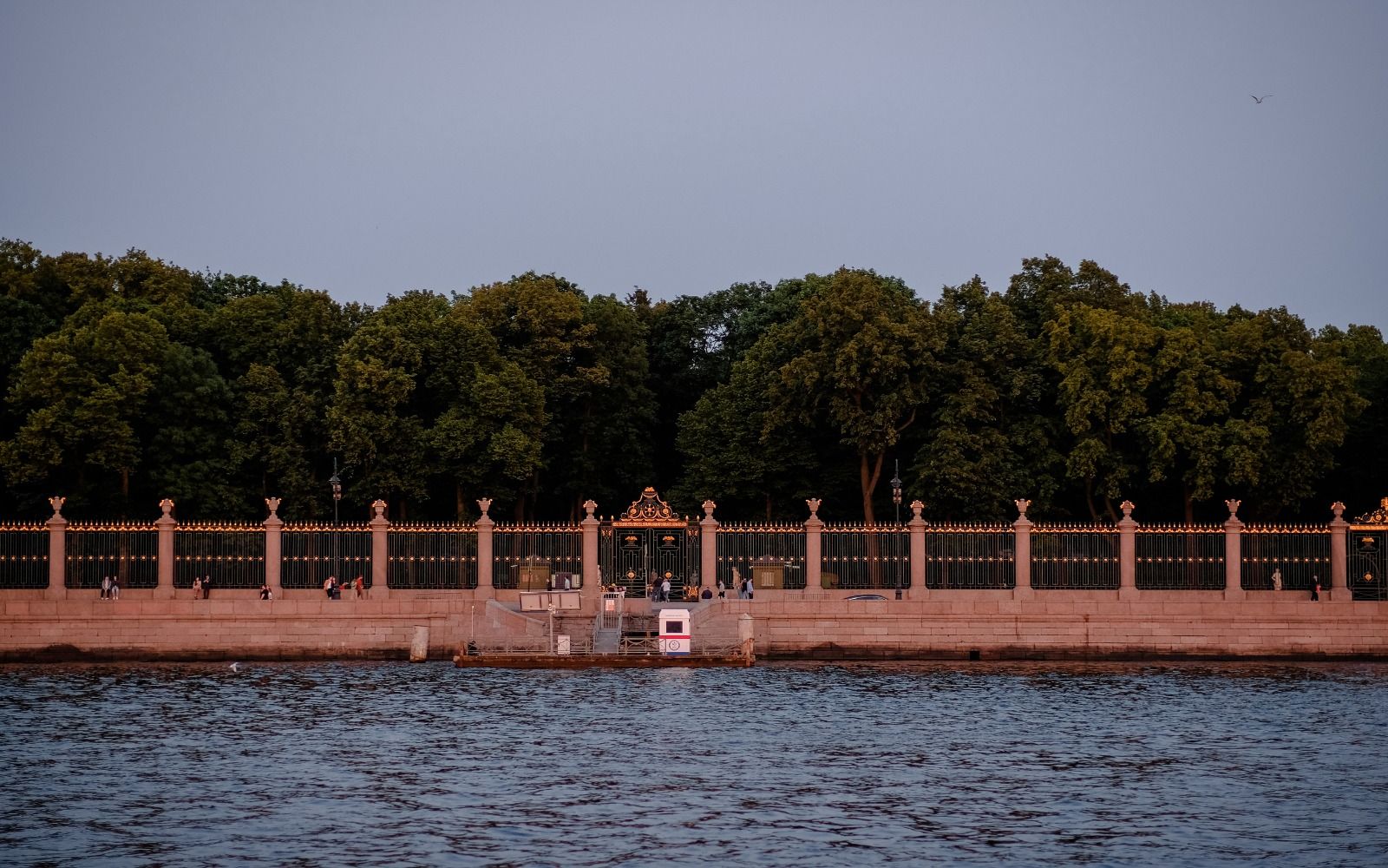 Вид с теплохода на экскурсии 