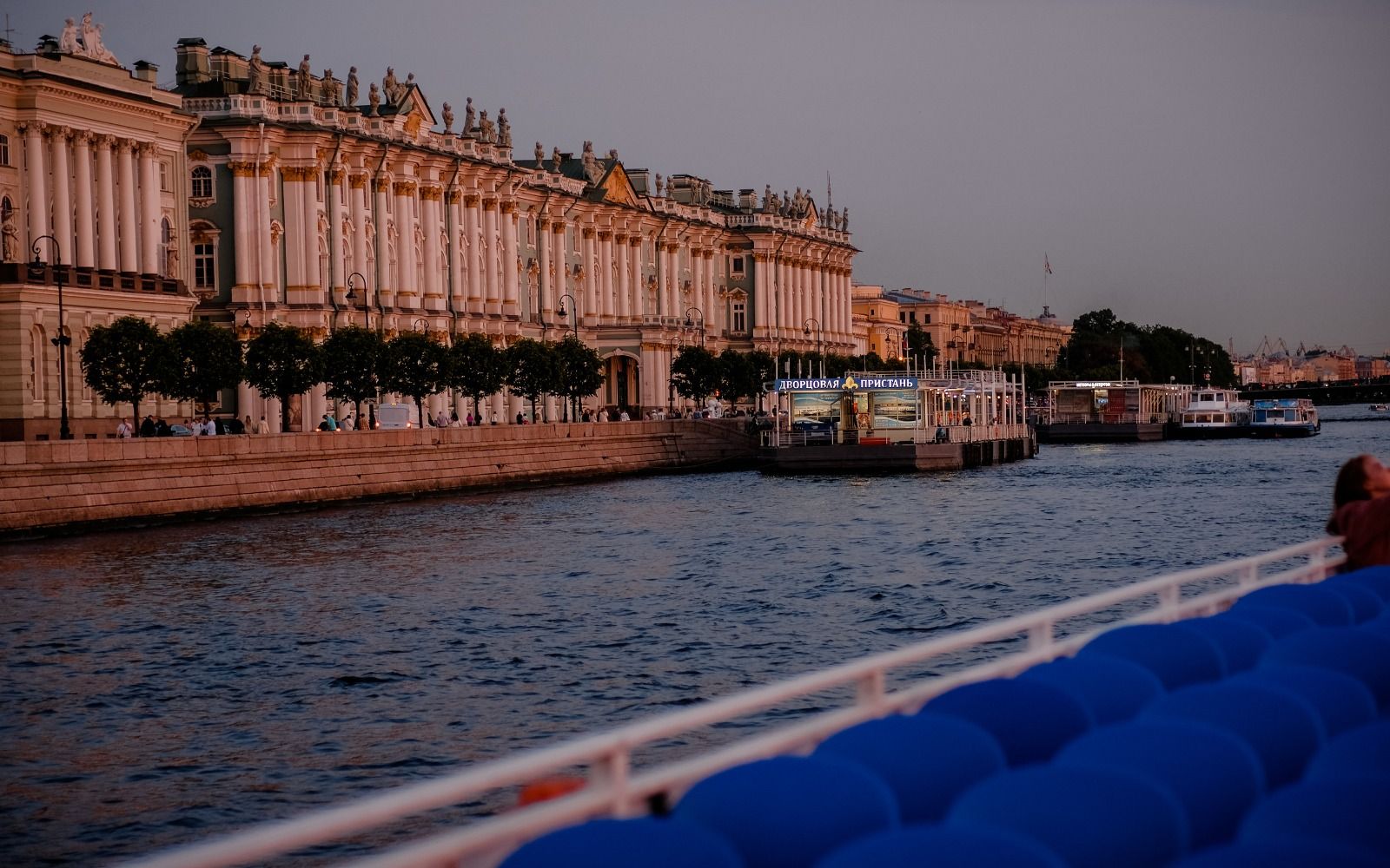 Вид с теплохода на экскурсии 