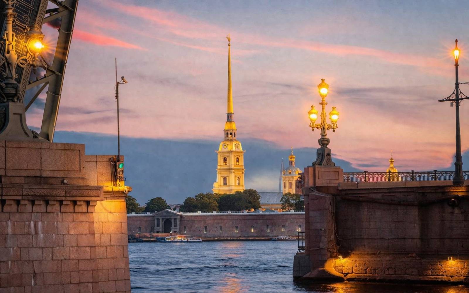 Петропавловская крепость с воды