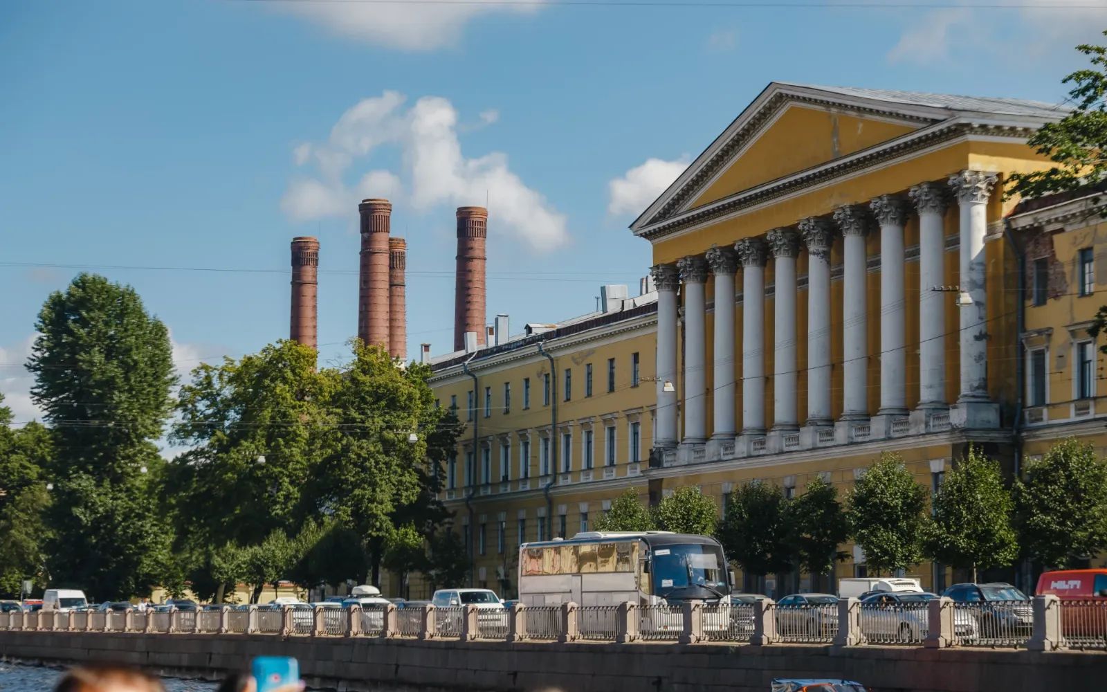 Вид с теплохода на экскурсии 