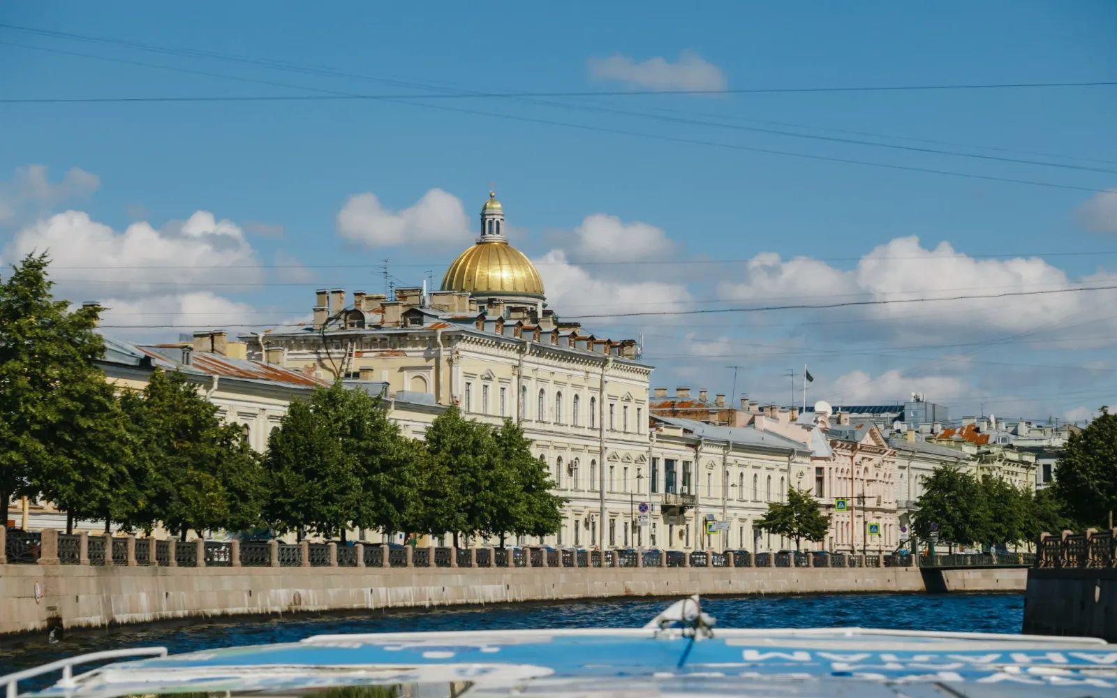 Вид с теплохода на экскурсии 