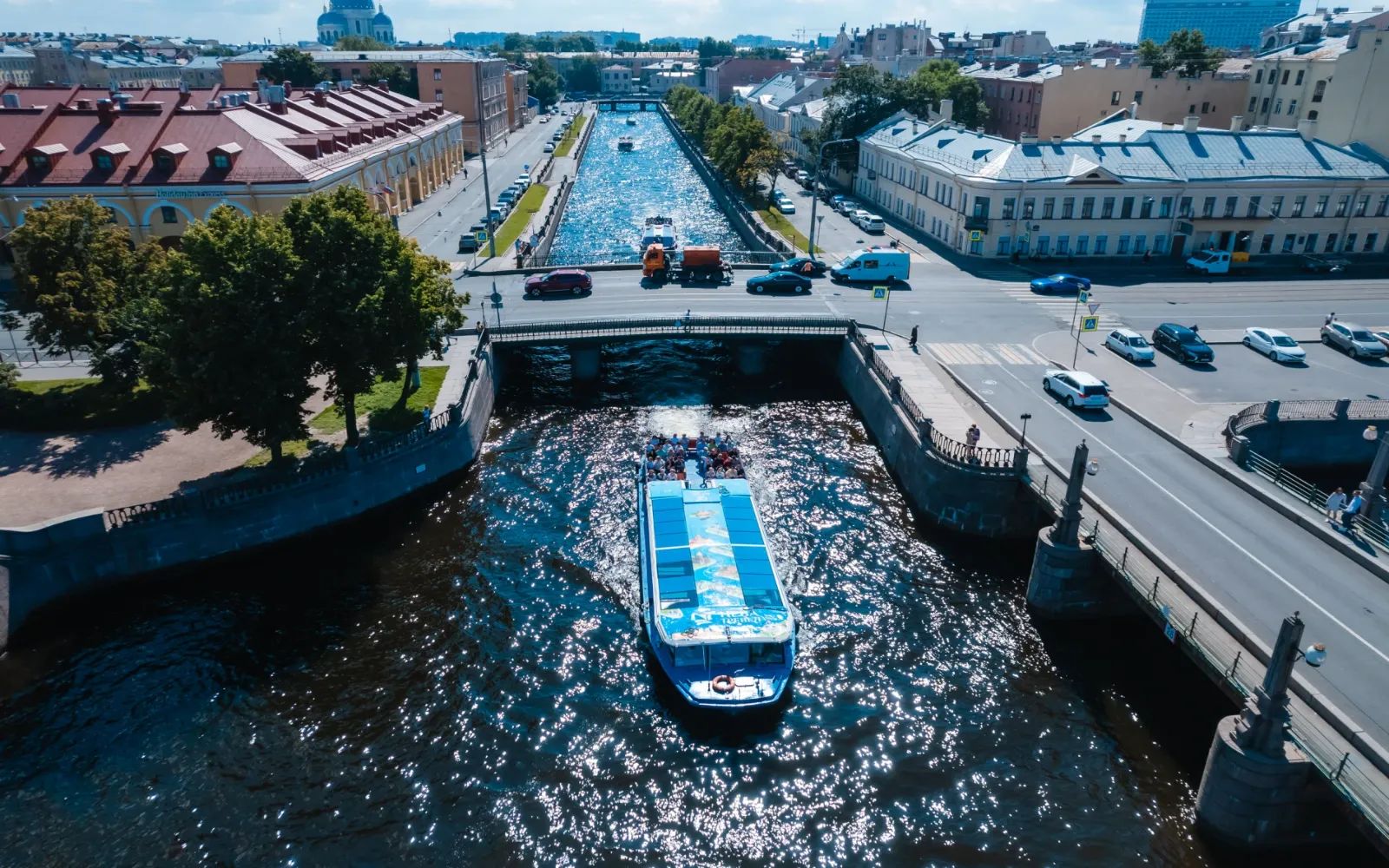 Вид с теплохода на экскурсии 