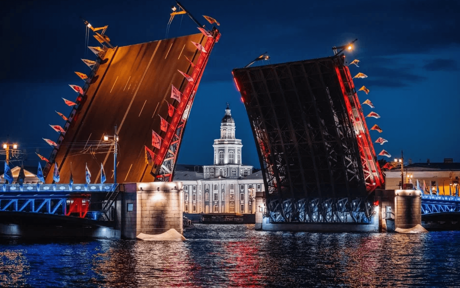 Развод мостов в Санкт-Петербурге в 2026 году