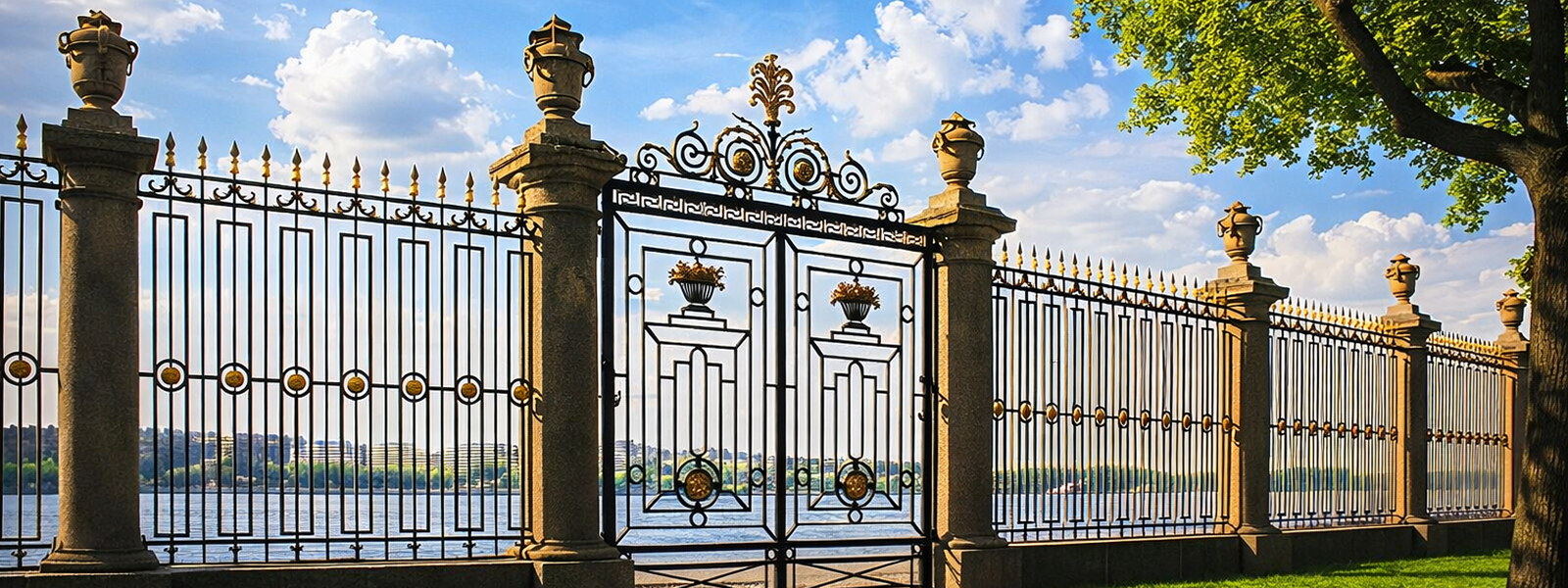 Летний сад ограда