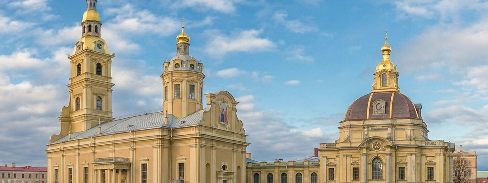 Вид на Петропавловский собор