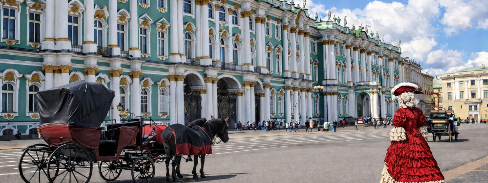 Зимний дворец в Санкт-Петербурге – главный фасад