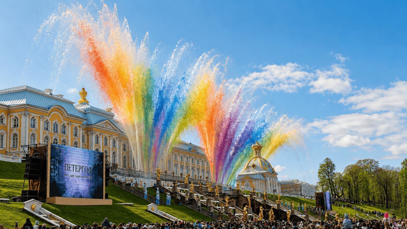 Праздник открытия фонтанов - Экскурсия в Петергоф