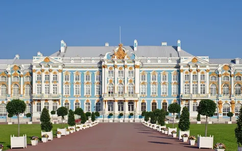 Пушкин, Екатерининский дворец (Янтарная комната)