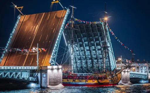 Теплоходная прогулка "Ночной Петербург"